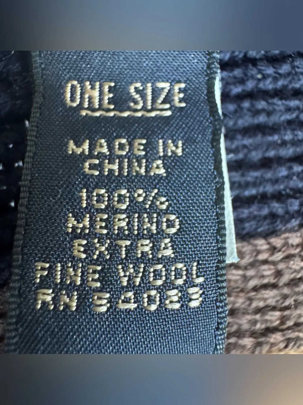 Title  Banana Republic 100% Fine Merino Wool Striped Scarf Black Brown Camel Fri
